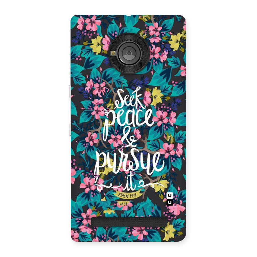Seek Peace Back Case for Yu Yuphoria