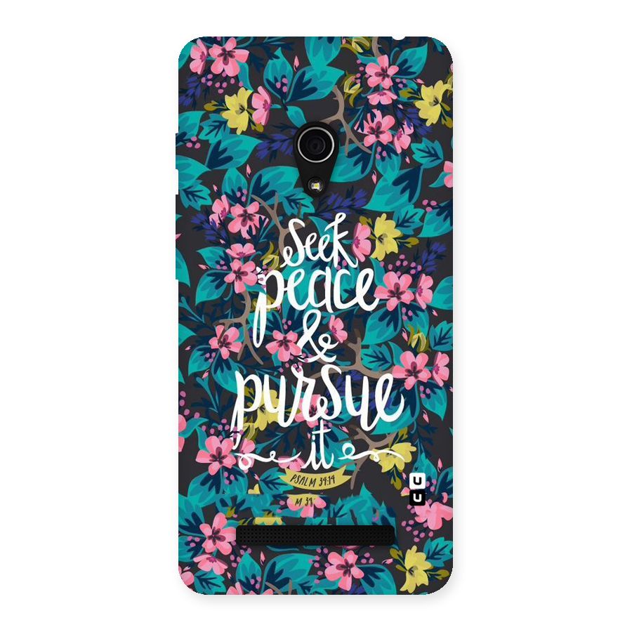 Seek Peace Back Case for Zenfone 5