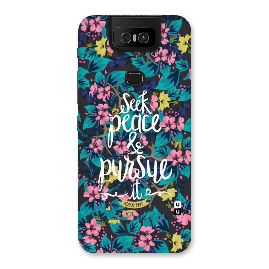 Seek Peace Back Case for Zenfone 6z