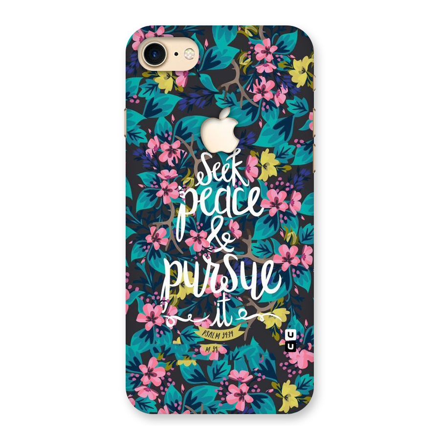 Seek Peace Back Case for iPhone 7 Apple Cut