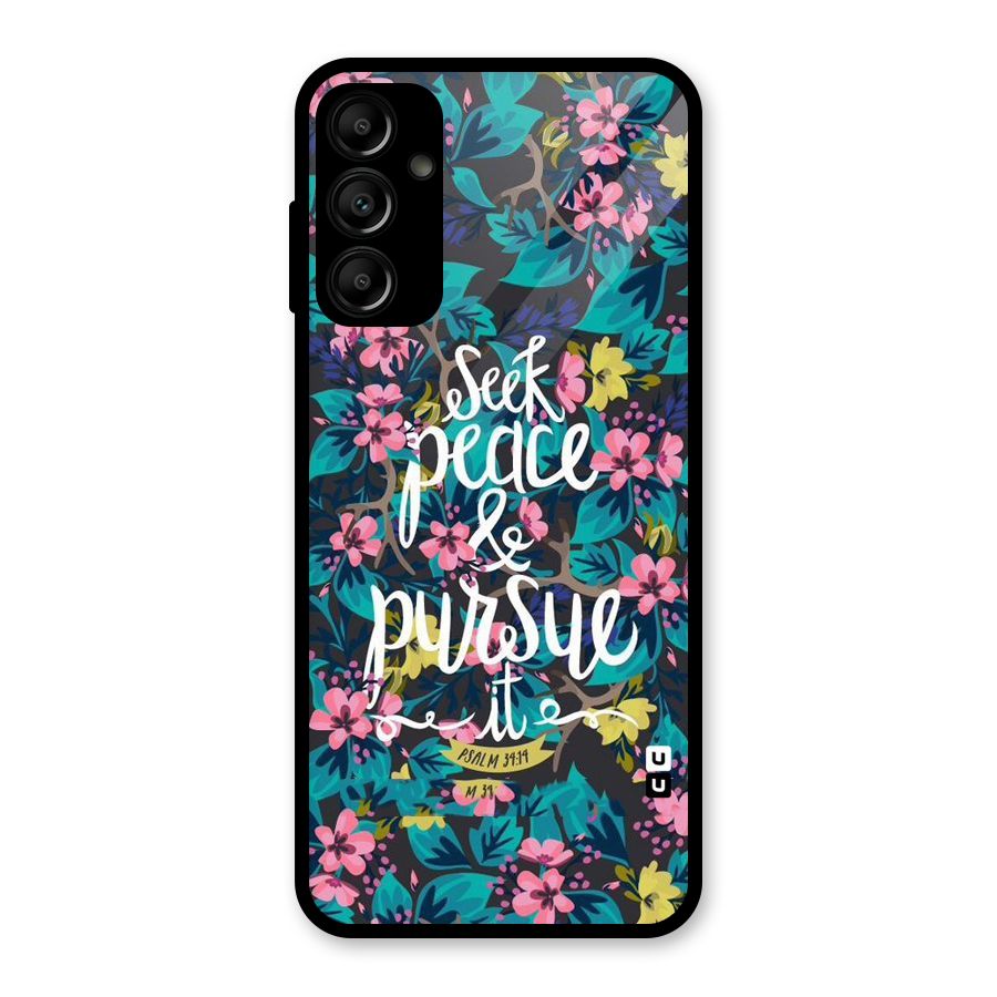 Seek Peace Glass Back Case for Galaxy A14 5G
