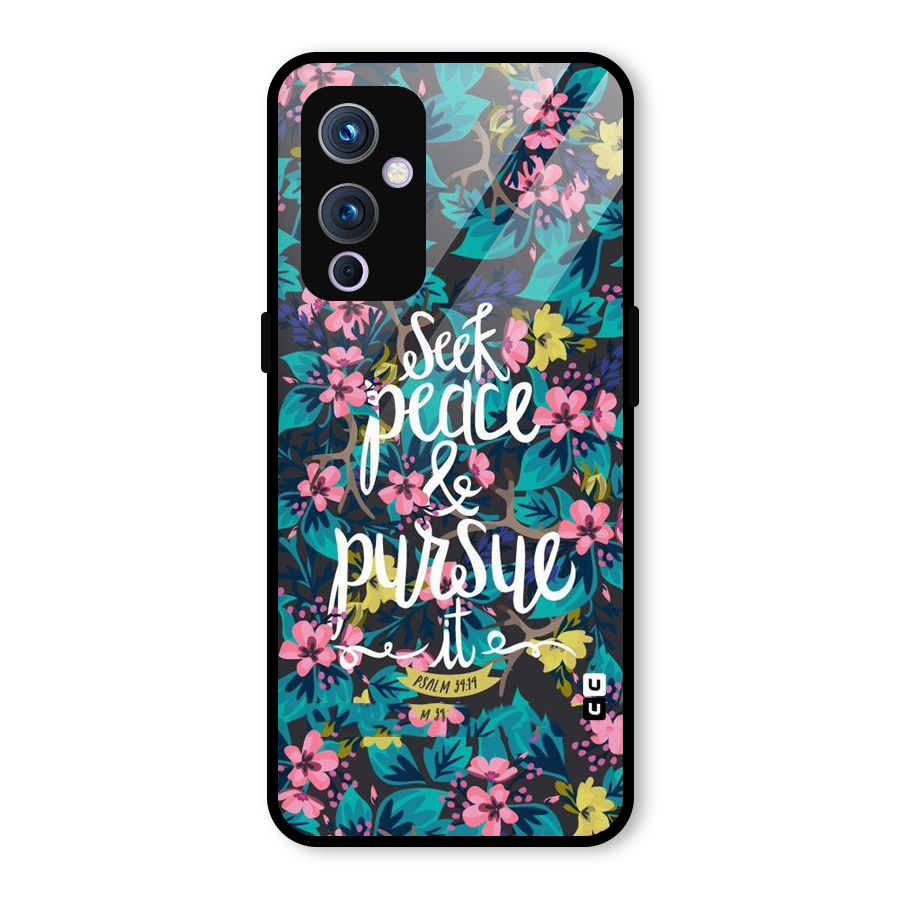 Seek Peace Glass Back Case for OnePlus 9