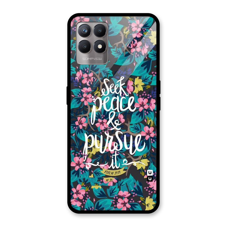 Seek Peace Glass Back Case for Realme Narzo 50