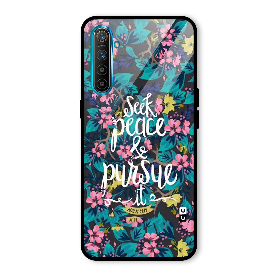 Seek Peace Glass Back Case for Realme X2