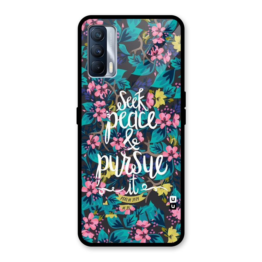 Seek Peace Glass Back Case for Realme X7
