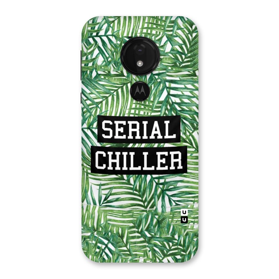 Serial Chiller Back Case for Moto G7 Power