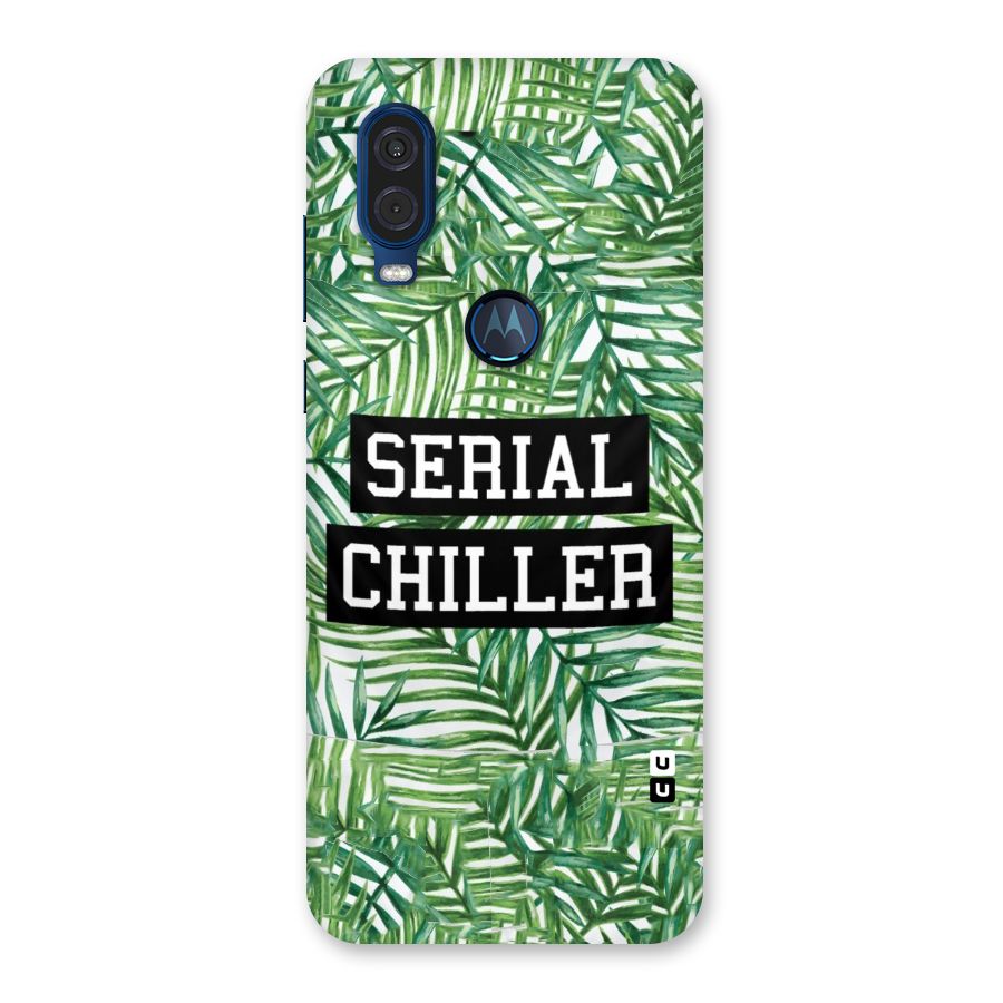 Serial Chiller Back Case for Motorola One Vision