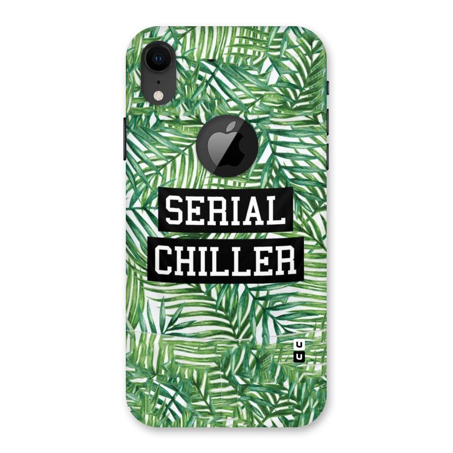 Serial Chiller Back Case for iPhone XR Logo Cut