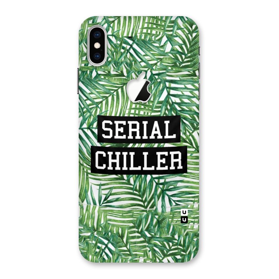 Serial Chiller Back Case for iPhone XS Max Apple Cut