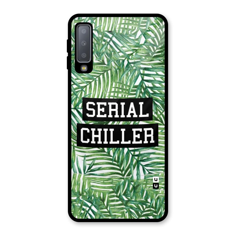Serial Chiller Glass Back Case for Galaxy A7 (2018)