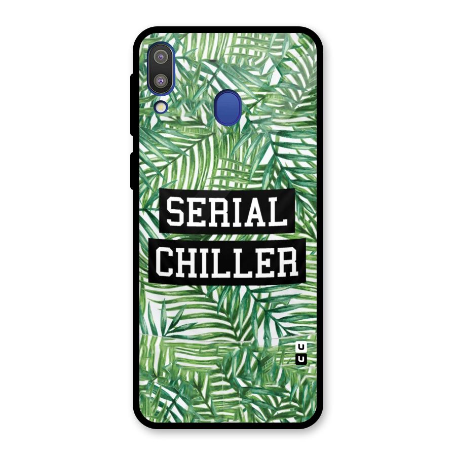 Serial Chiller Glass Back Case for Galaxy M20