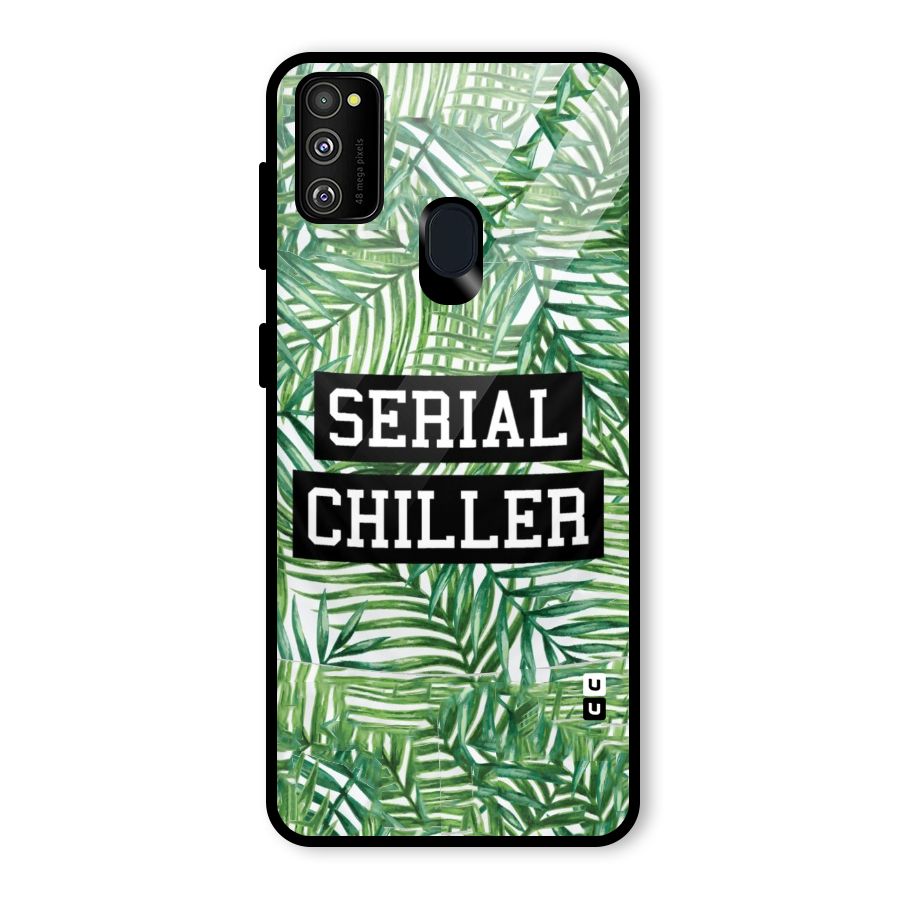 Serial Chiller Glass Back Case for Galaxy M30s