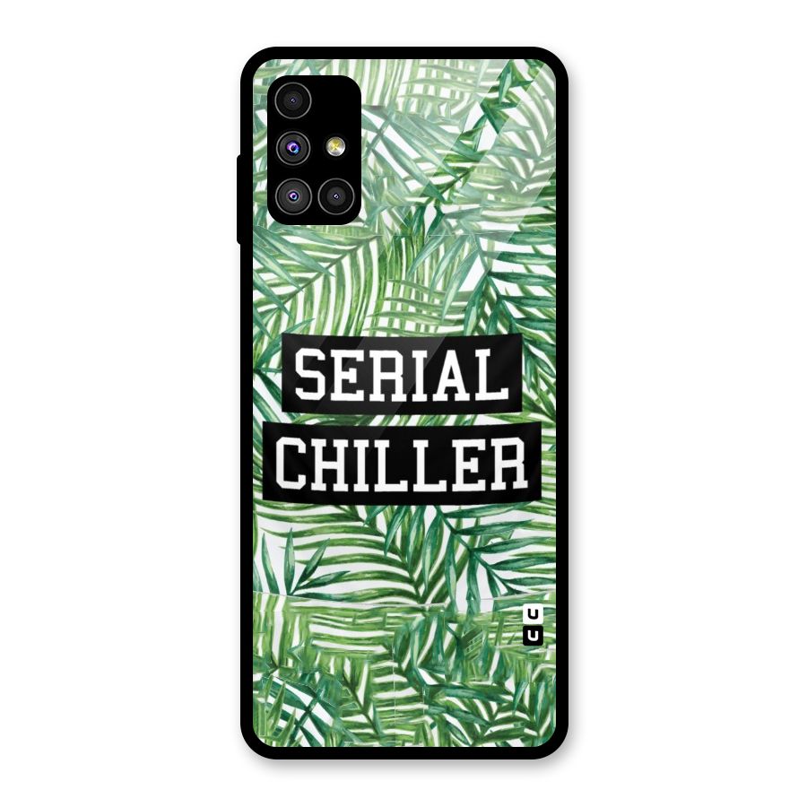 Serial Chiller Glass Back Case for Galaxy M51