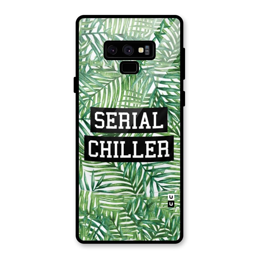 Serial Chiller Glass Back Case for Galaxy Note 9