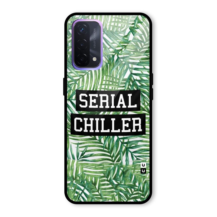 Serial Chiller Glass Back Case for Oppo A74 5G