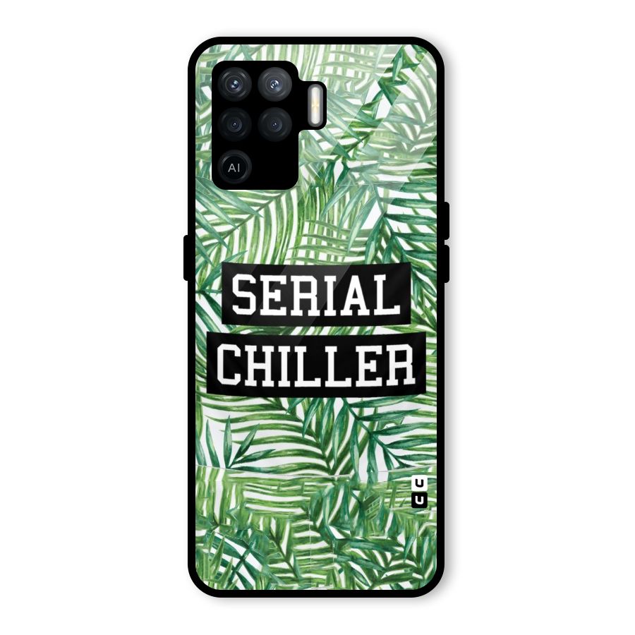 Serial Chiller Glass Back Case for Oppo F19 Pro