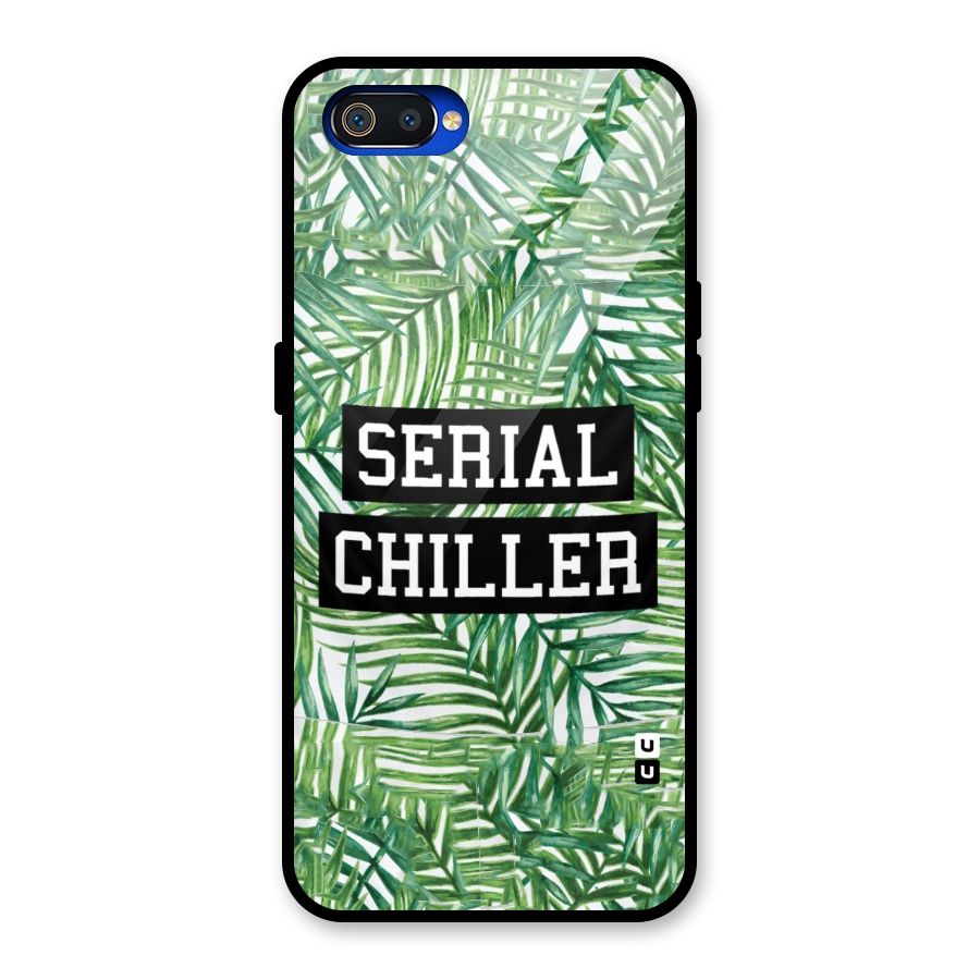 Serial Chiller Glass Back Case for Realme C2