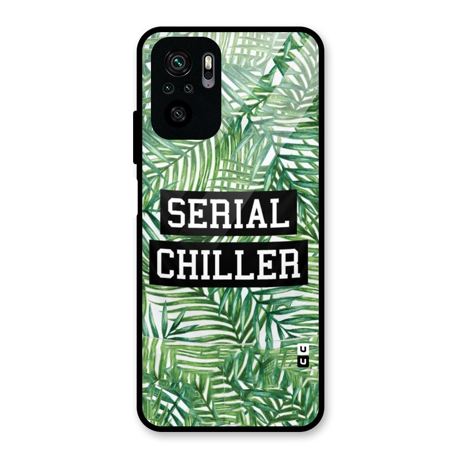 Serial Chiller Glass Back Case for Redmi Note 10S