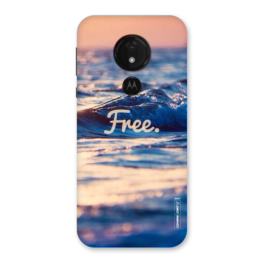 Set Yourself Free Back Case for Moto G7 Power