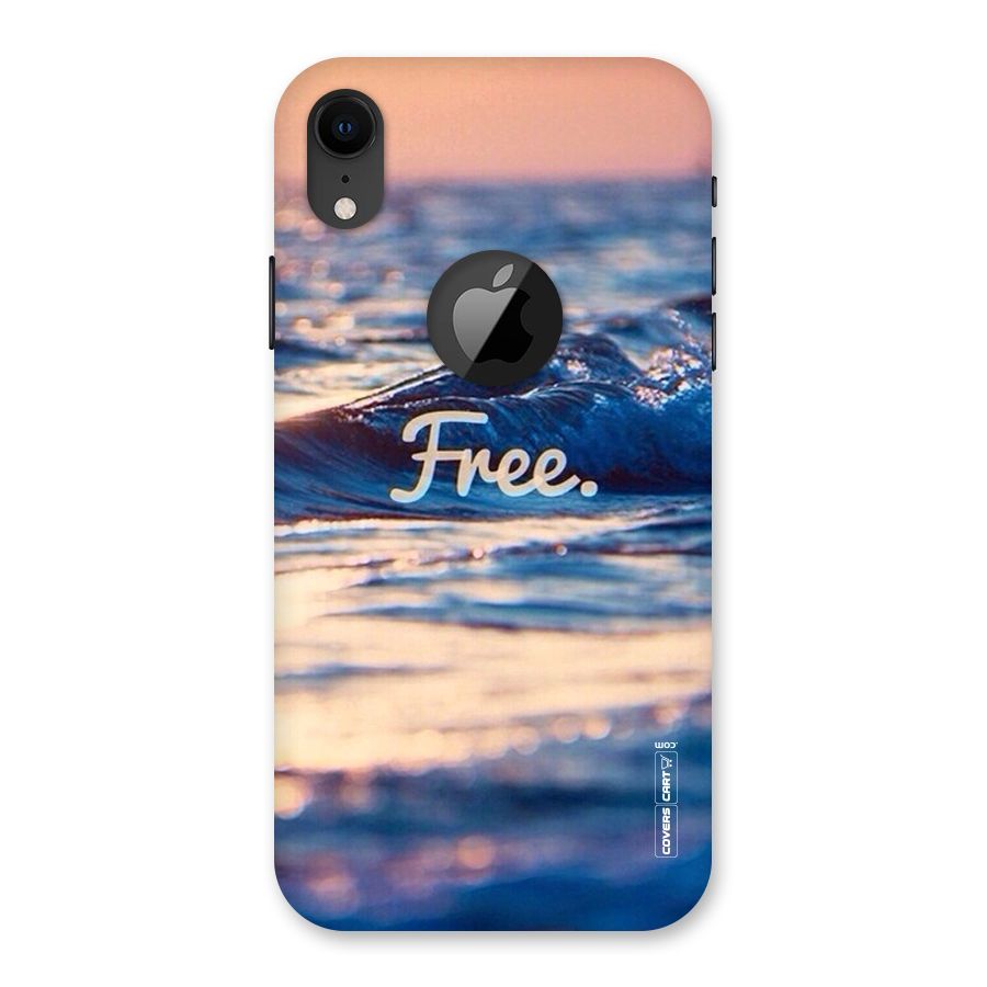 Set Yourself Free Back Case for iPhone XR Logo Cut