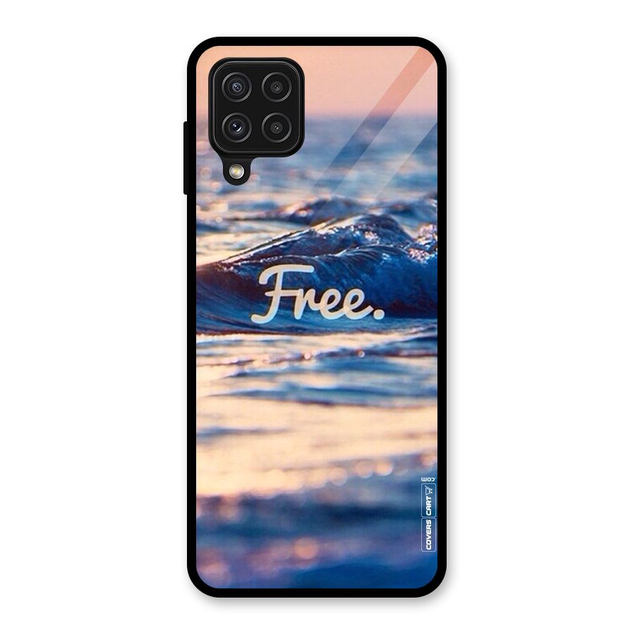 Set Yourself Free Glass Back Case for Galaxy A22 4G