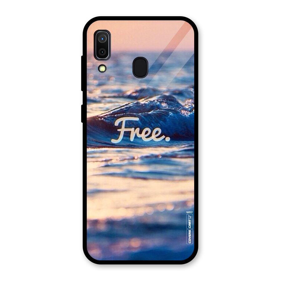 Set Yourself Free Glass Back Case for Galaxy A30