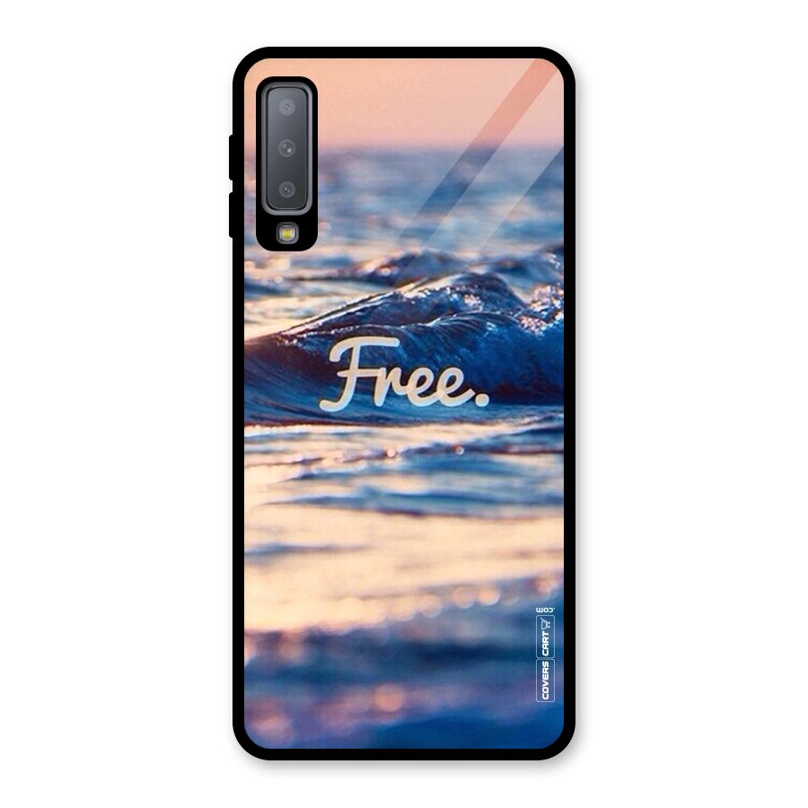 Set Yourself Free Glass Back Case for Galaxy A7 (2018)