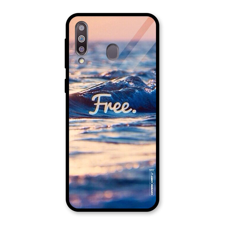 Set Yourself Free Glass Back Case for Galaxy M30