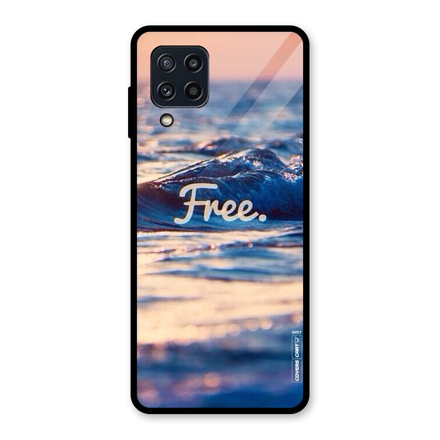 Set Yourself Free Glass Back Case for Galaxy M32