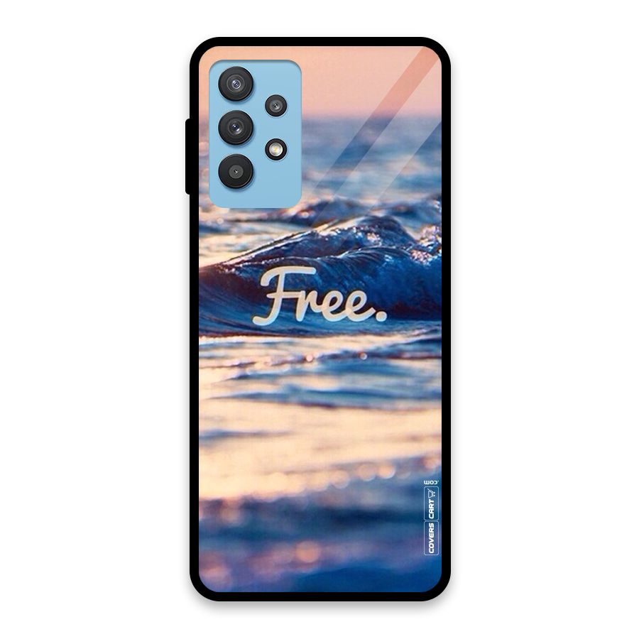 Set Yourself Free Glass Back Case for Galaxy M32 5G