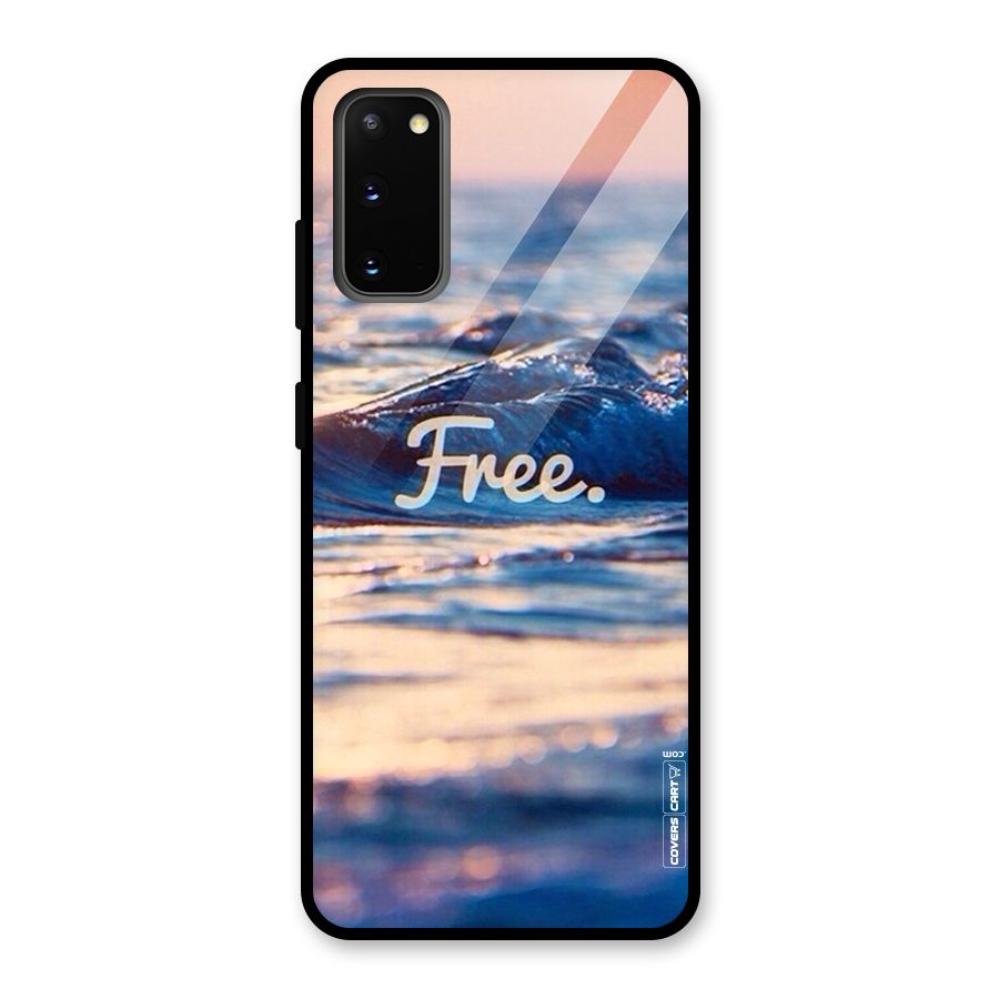 Set Yourself Free Glass Back Case for Galaxy S20