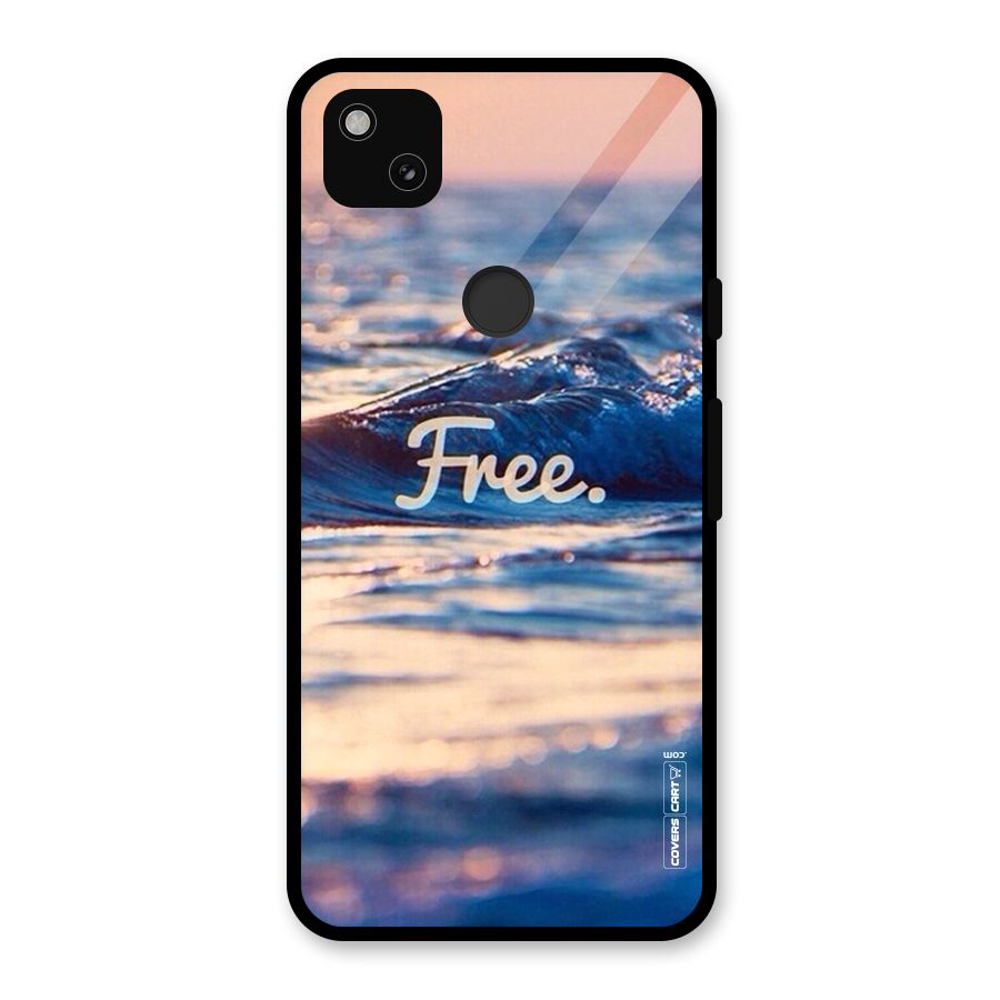 Set Yourself Free Glass Back Case for Google Pixel 4a