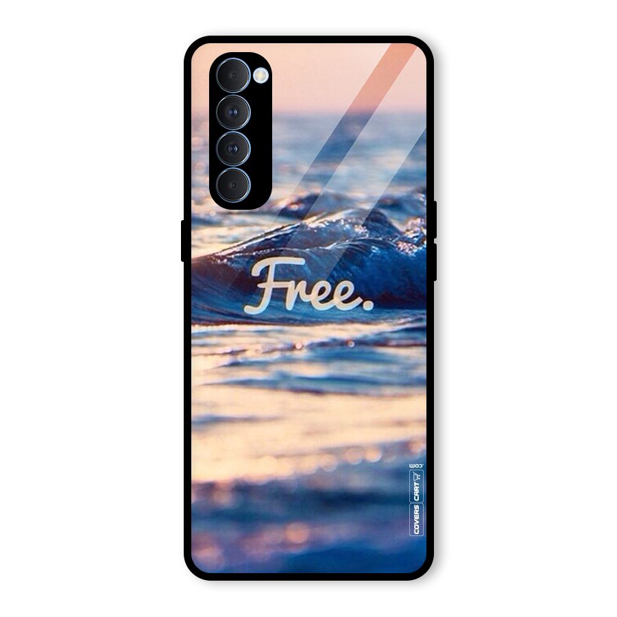 Set Yourself Free Glass Back Case for Oppo Reno4 Pro
