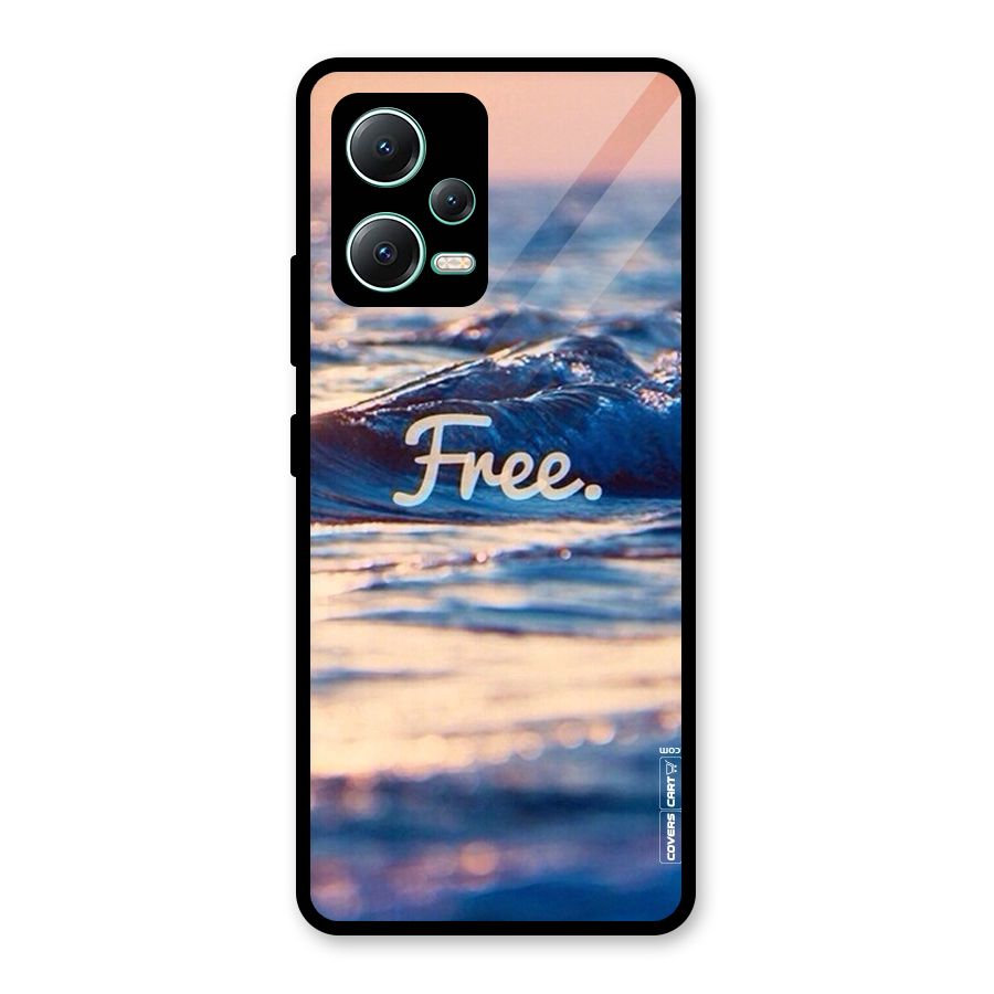 Set Yourself Free Glass Back Case for Redmi Note 12 5G