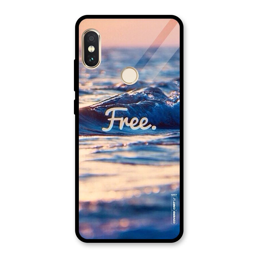 Set Yourself Free Glass Back Case for Redmi Note 5 Pro