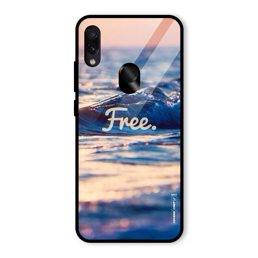 Set Yourself Free Glass Back Case for Redmi Note 7
