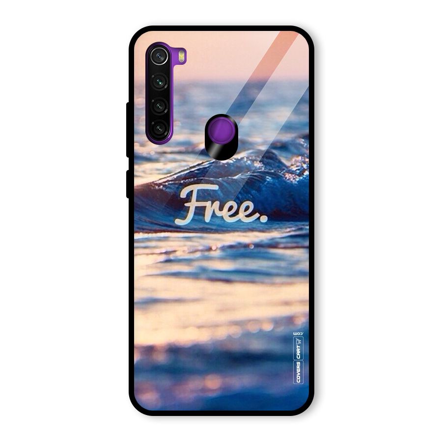 Set Yourself Free Glass Back Case for Redmi Note 8