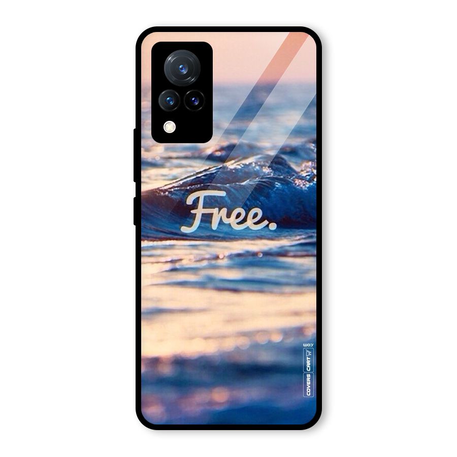 Set Yourself Free Glass Back Case for Vivo V21 5G