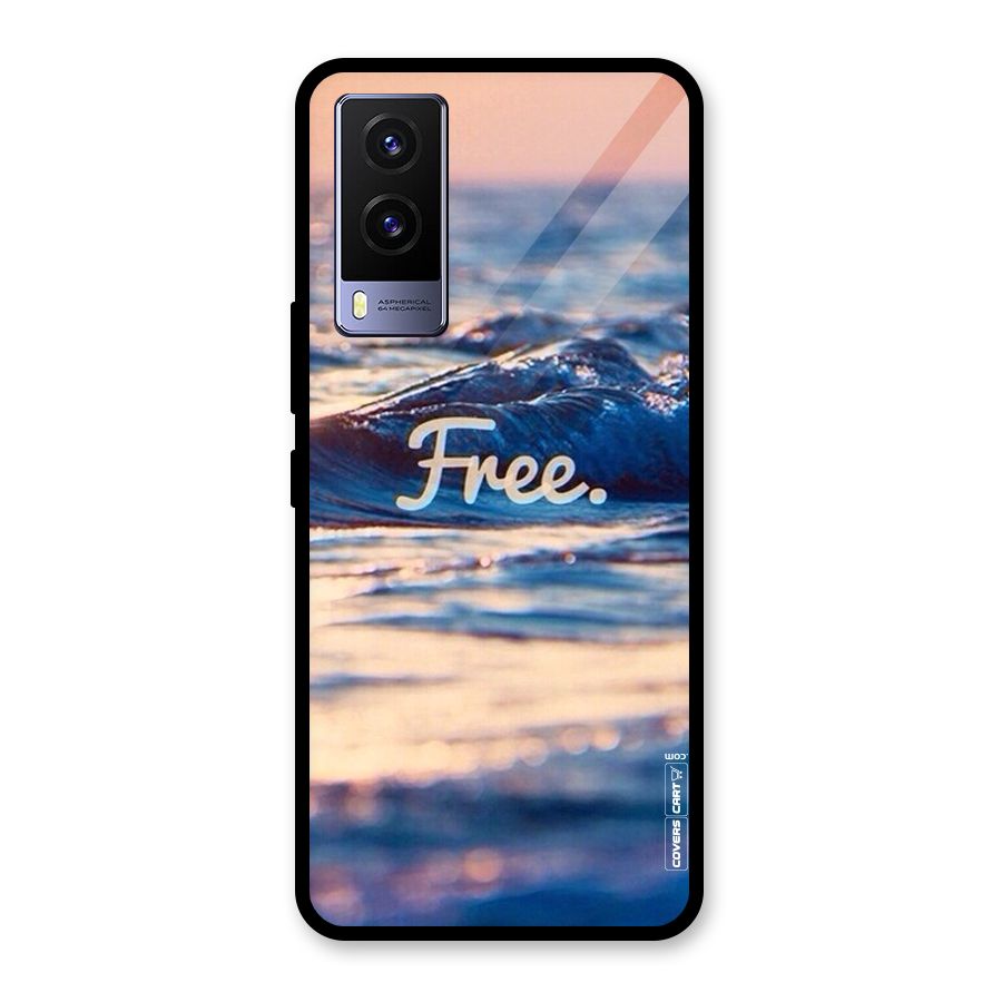 Set Yourself Free Glass Back Case for Vivo V21e 5G