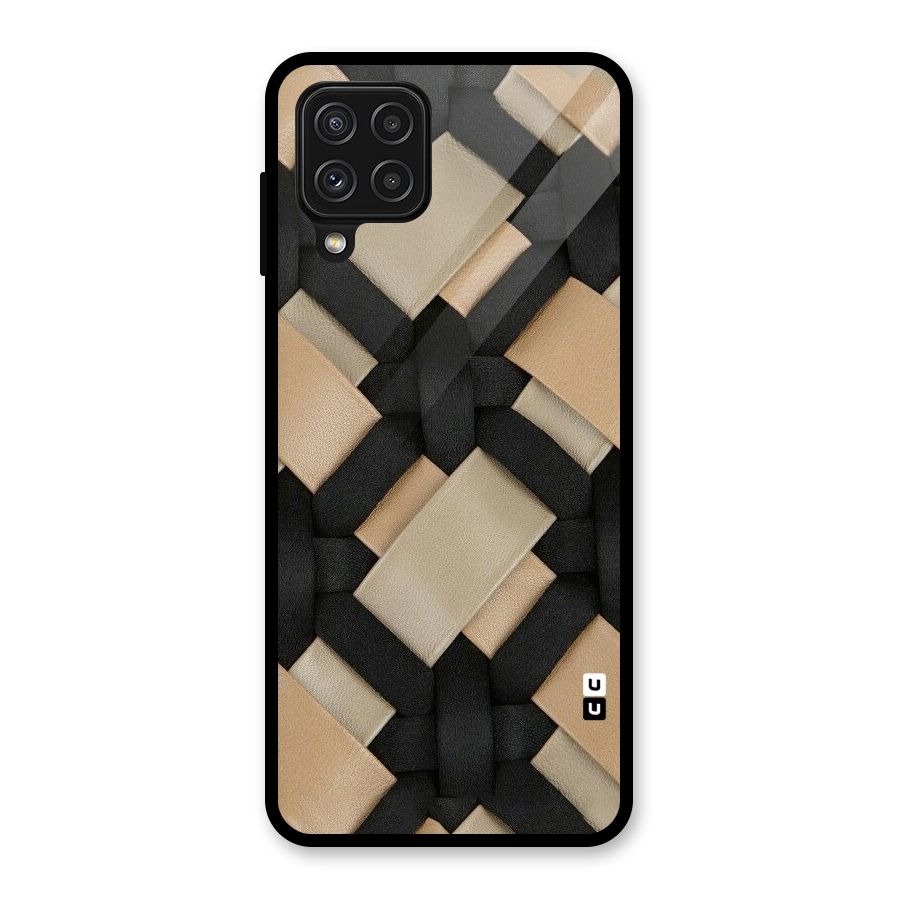 Shade Thread Glass Back Case for Galaxy A22 4G