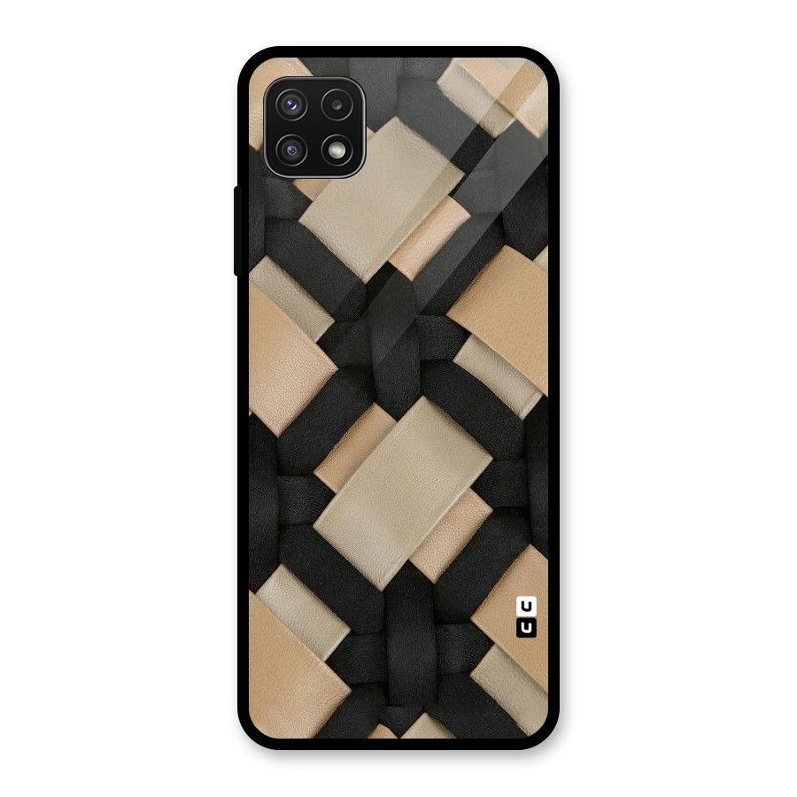 Shade Thread Glass Back Case for Galaxy A22 5G
