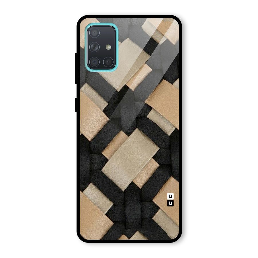 Shade Thread Glass Back Case for Galaxy A71
