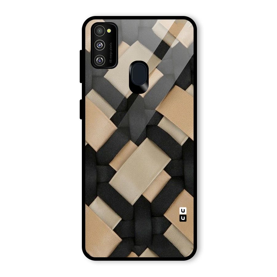 Shade Thread Glass Back Case for Galaxy M30s