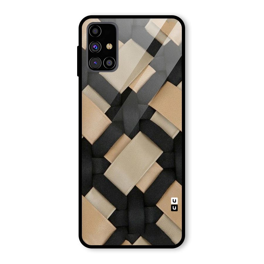 Shade Thread Glass Back Case for Galaxy M31s