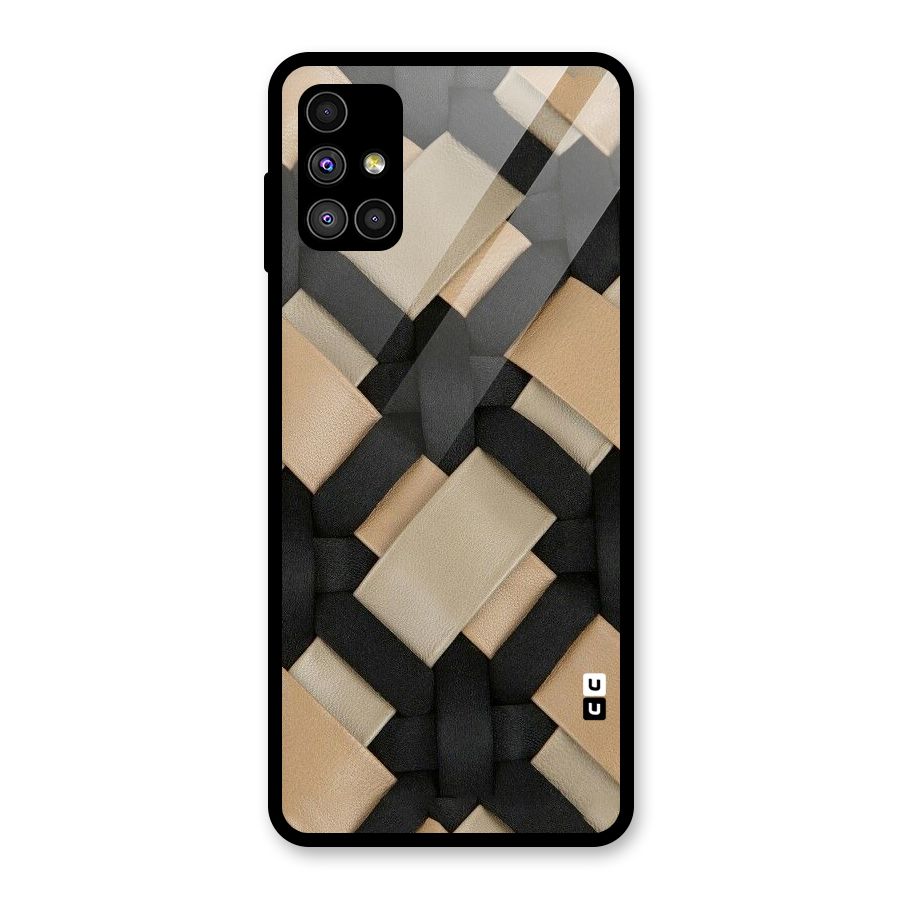 Shade Thread Glass Back Case for Galaxy M51