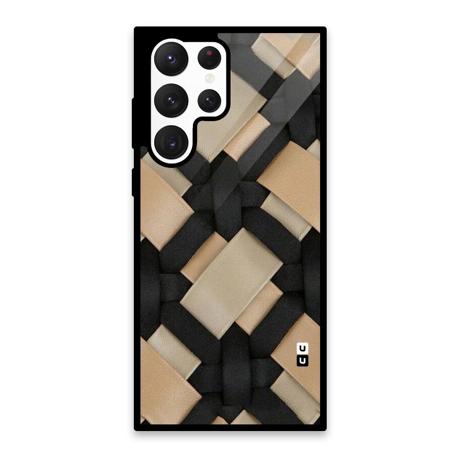 Shade Thread Glass Back Case for Galaxy S22 Ultra 5G