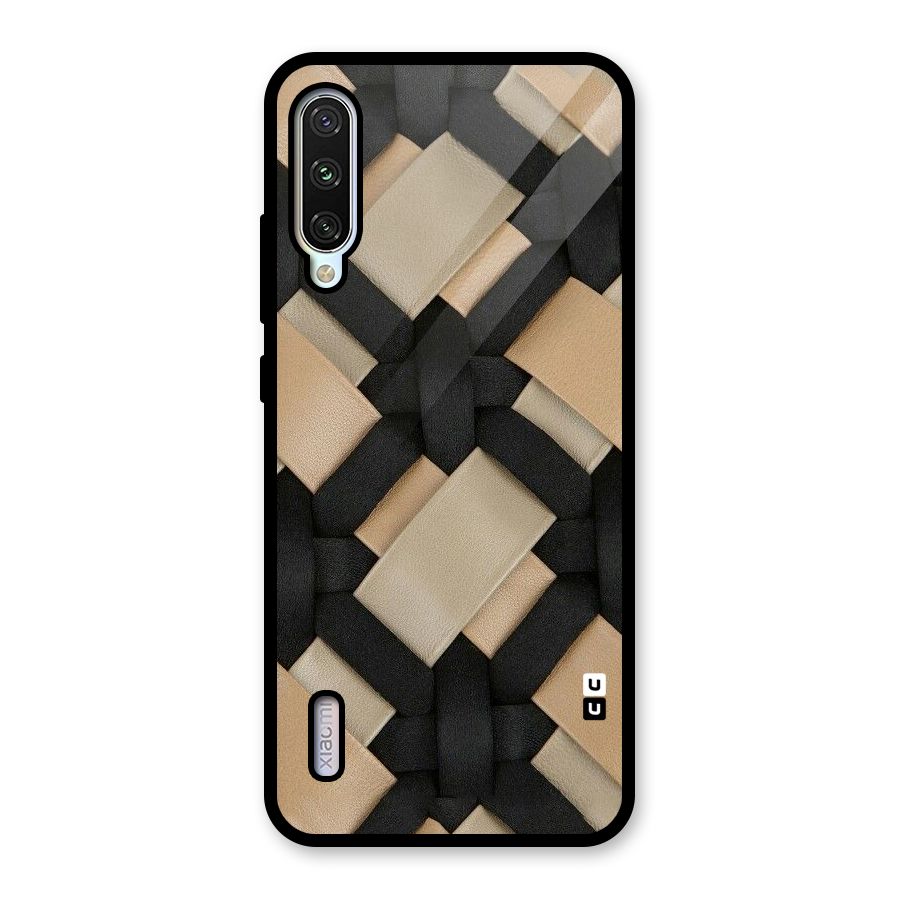 Shade Thread Glass Back Case for Mi A3