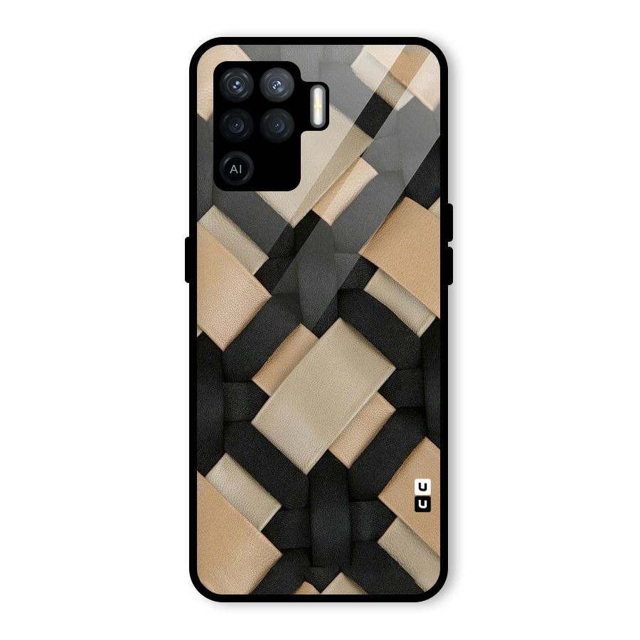 Shade Thread Glass Back Case for Oppo F19 Pro
