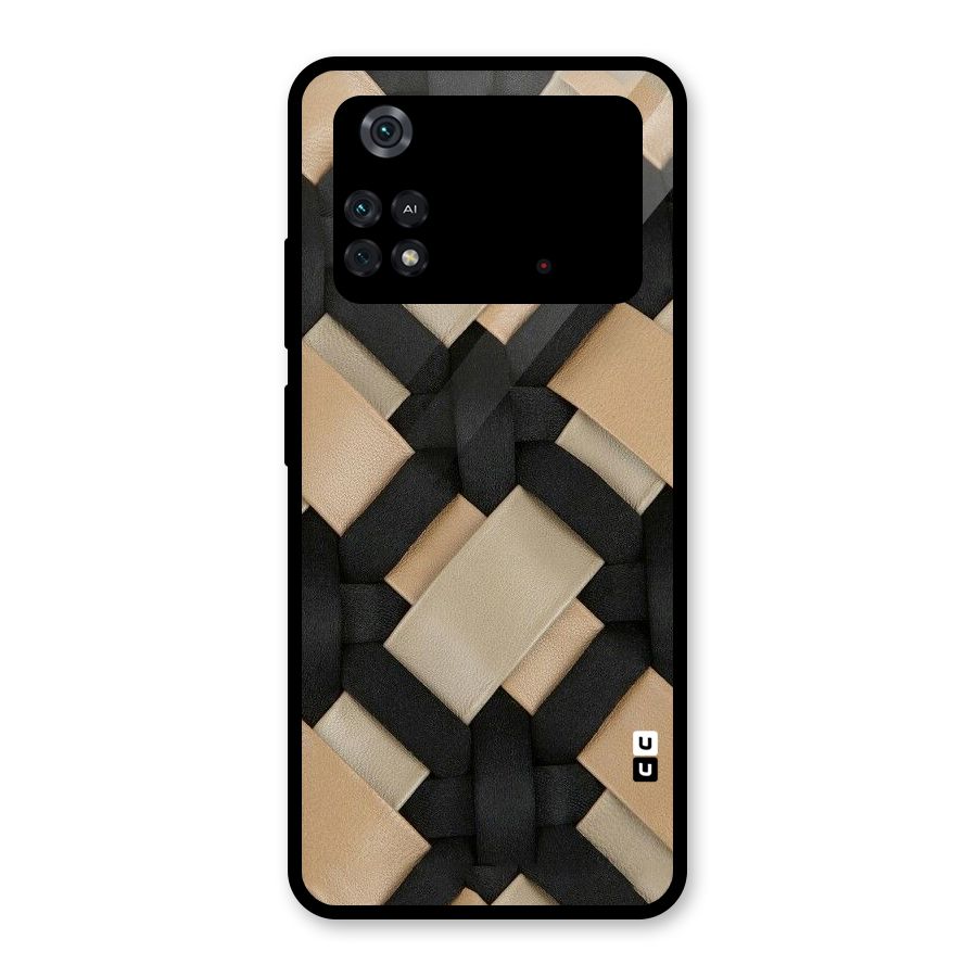 Shade Thread Glass Back Case for Poco M4 Pro 4G