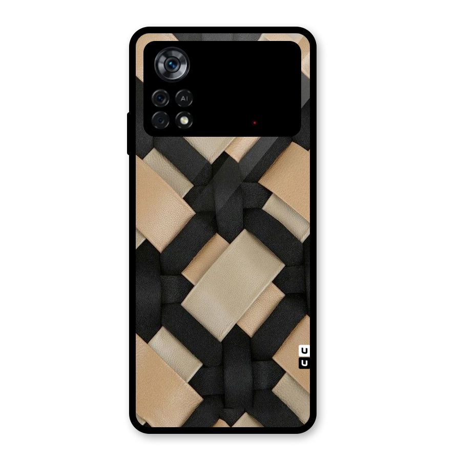 Shade Thread Glass Back Case for Poco X4 Pro 5G